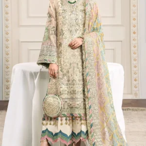 Luxurious Handwork Heavy Embroidered NET Bridal Wear Dress